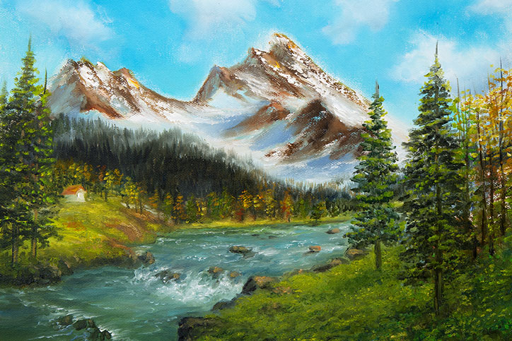 Paint like Bob Ross