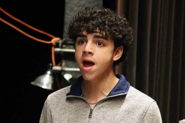 Troy High School Student Omar Atasoi sings “Why, God, Why” from Miss Saigon at Auditioning for Musical Theatre workshop with Broadway composer Neil Berg.