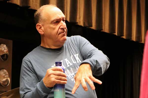 Broadway Composer Neil Berg talks about auditioning for musical theatre with high school students at OCC’s Theatre Day.